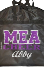 Load image into Gallery viewer, Custom Cheer Team Garment Bag - Block Letters