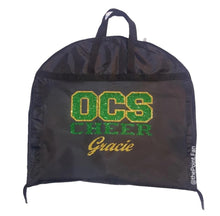 Load image into Gallery viewer, Custom Cheer Team Garment Bag - Block Letters