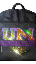 Load image into Gallery viewer, Custom Cheer Team Garment Bag - Foil Block Letters