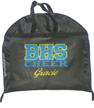 Load image into Gallery viewer, Custom Cheer Team Garment Bag - Foil Block Letters