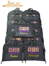 Load image into Gallery viewer, Custom Cheer Team Garment Bag - Foil Block Letters