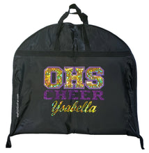Load image into Gallery viewer, Custom Cheer Team Garment Bag - Foil Block Letters