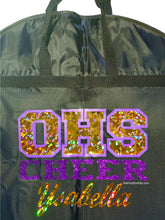 Load image into Gallery viewer, Custom Cheer Team Garment Bag - Foil Block Letters