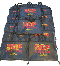 Load image into Gallery viewer, Custom Cheer Team Garment Bag - Block Letters