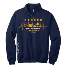 Load image into Gallery viewer, Sabres Cheer 2020 Vegas Nationals 1/4 Zip Sweatshirt