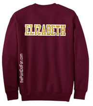 Load image into Gallery viewer, Glitter Mascot Crew Neck Sweatshirt