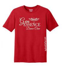 Load image into Gallery viewer, Gen Essence NS Logo Glitter T-Shirt-Red