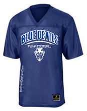Load image into Gallery viewer, FUMA Blue Devils Football Dad Jersey - Royal Blue / S - Royal Blue / M - Royal Blue / L - Royal Blue / XL - Royal Blue / 2X - Royal Blue / 3X - Royal Blue / 4X