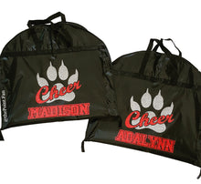 Load image into Gallery viewer, Custom Cheer Team Garment Bag - Mascot Paw