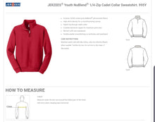 Load image into Gallery viewer, Sabres Cheer 2020 Vegas Nationals 1/4 Zip Sweatshirt