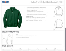 Load image into Gallery viewer, Sabres Cheer 2020 Vegas Nationals 1/4 Zip Sweatshirt