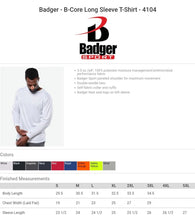 Load image into Gallery viewer, PFPMA South Central Region Cancer Ass. Walk Badger Performance Long Sleeve Pink Tee