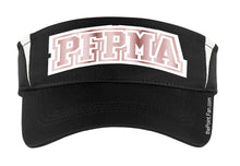 Load image into Gallery viewer, PFPMA Dry Zone Visor - Black - Metallic Rose Gold on Matte White - Rose Gold Glitter On White
