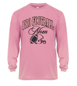 Pro Football Mom Long Sleeve Performance Tee pma