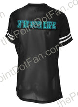 Load image into Gallery viewer, NFL Sisters In Service Members Glitter Football Jersey