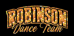 Robinson Dance Team Arched Sparkle Car Window Decal