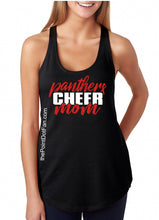 Panthers Cheer Mom Racerback Tank