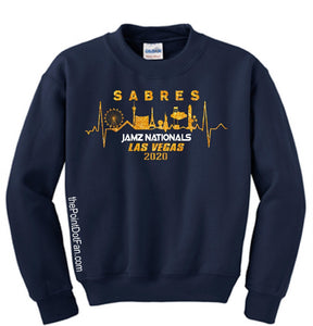 Sabres Cheer 2020 Vegas Nationals Crew Sweatshirt