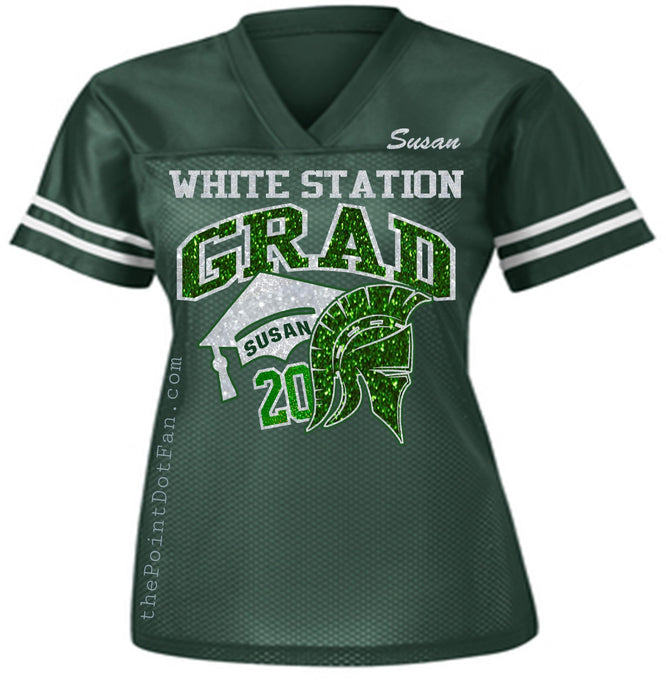 White Station Grad Football Jersey