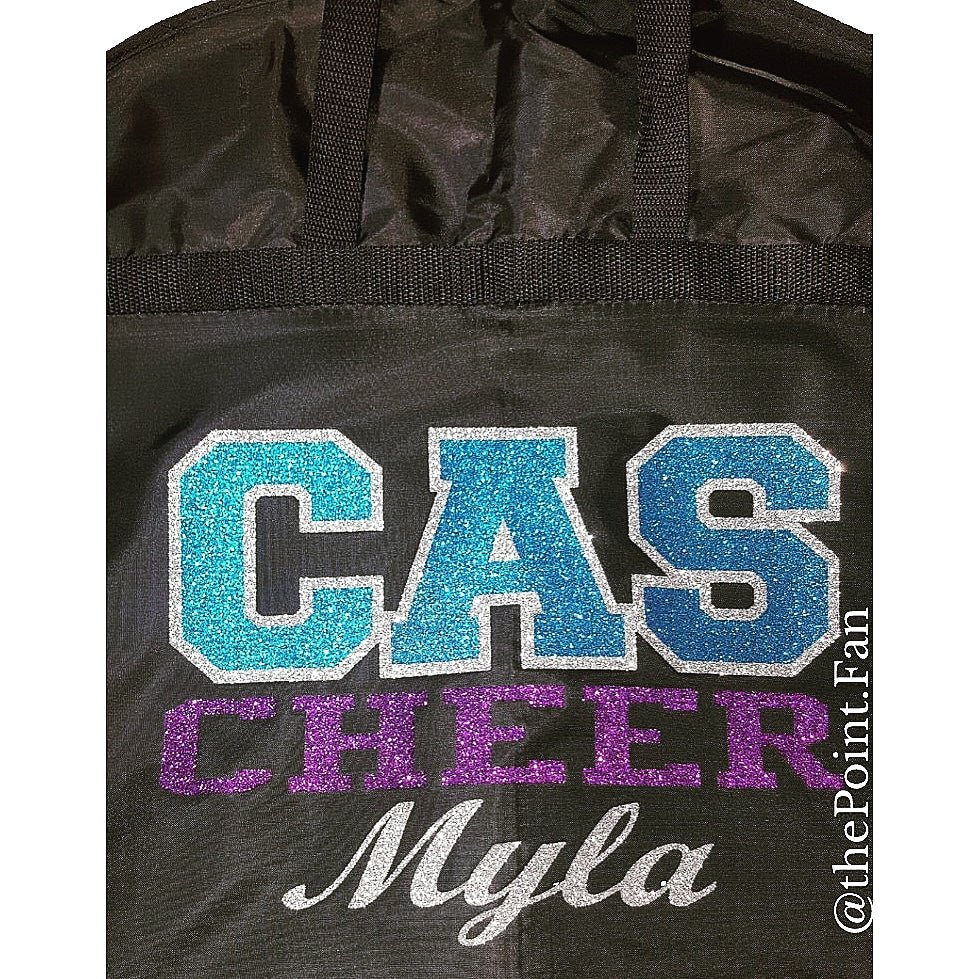 Personalized Monogrammed Name Cheerleader Team Shoulder Sling Bag
