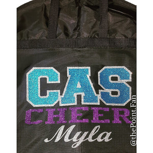 Custom Cheer Team Garment Bag - Foil Block Letters