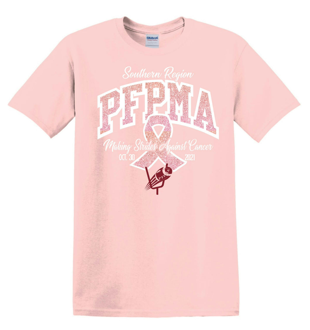 PFPMA Southern Region Cancer Ass. Walk Short Sleeve Pink Tee