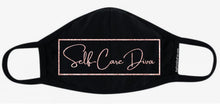 Self Care Diva Cotton Adult Mask - Rose Gold Glitter