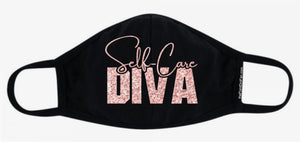Self Care Diva Mask Light Performance Fabric XL - Extra Diva Rose Gold