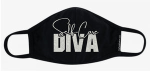 Self Care Diva Mask Light Performance Fabric XL - Extra Diva Diamond Silver